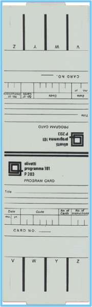 The P101 magnetic card